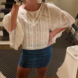 White American Eagle Top